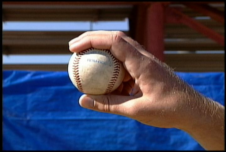 Two seam fastball grip