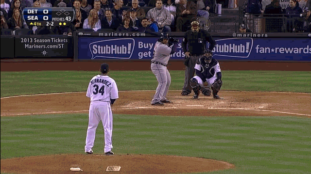 Felix Hernandez four-seam fastball