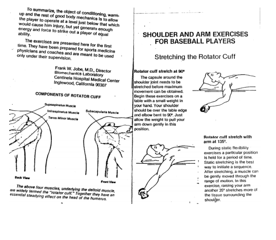 Jobes pitching exercises image