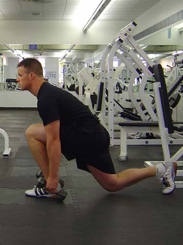 Lunge exercise for pitchers image