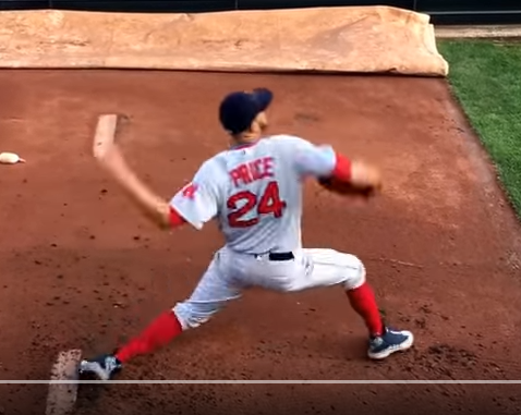 Pitch mechanics foot plant image