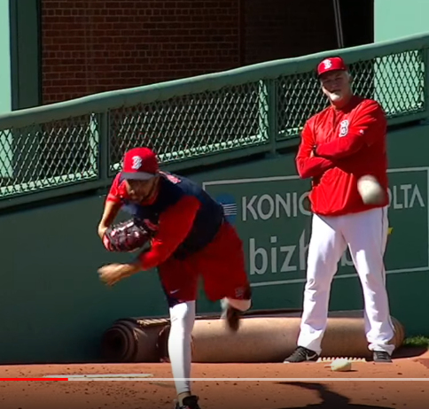 Pitch mechanics ball release image