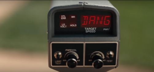 Pitcher velocity radar gun image