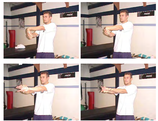 Pitchers forearm stretches image