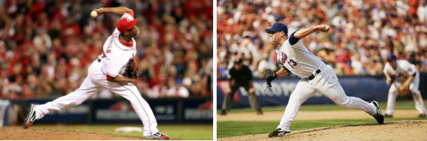 Pitcher's maximum external rotation (MER) image