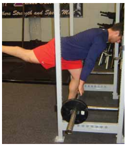 Single leg dead lift exercise for pitchers image