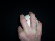 Pitching grip circle change up image