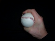 Pitching grip no space curveball image
