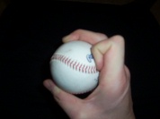 Pitching grip knuckle curveball image