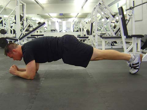 Planks exercise for pitchers image