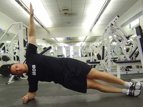 Side planks exercise for pitchers image
